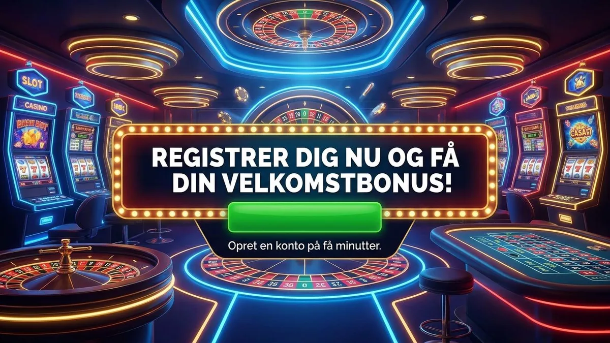 Registrering med bonus